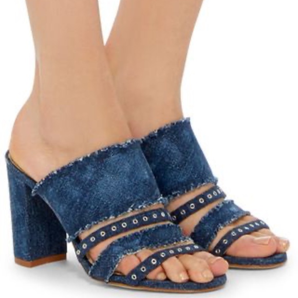 Marion Parke Shoes - Marion Parke Lenny Denim Mule